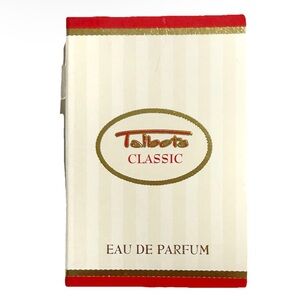 Talbots Classic Eau de Parfum Mini Sample Vial Vintage 1980s Perfume Creme Red